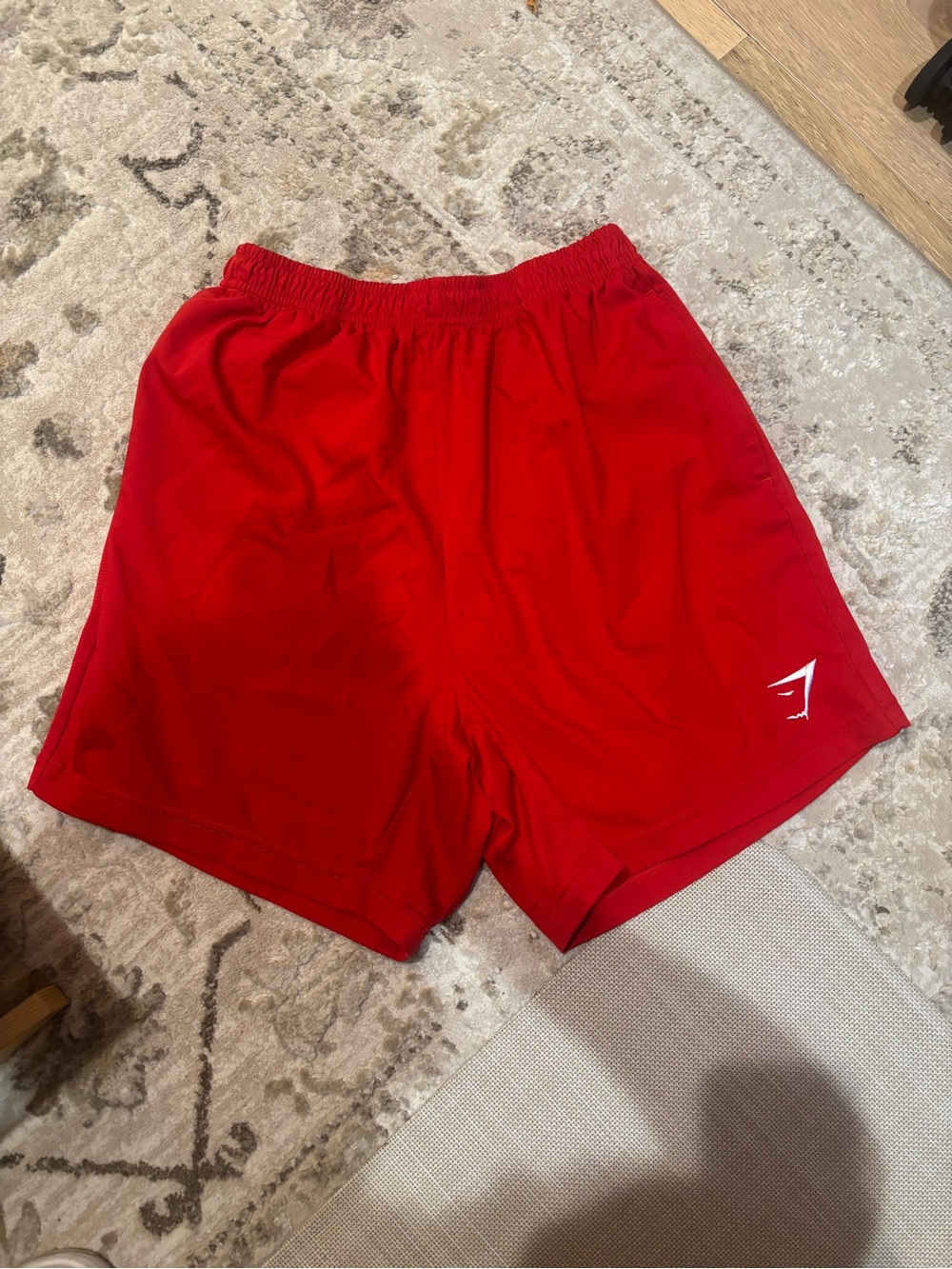 Gymshark Red Athletic Men's Gym Shorts